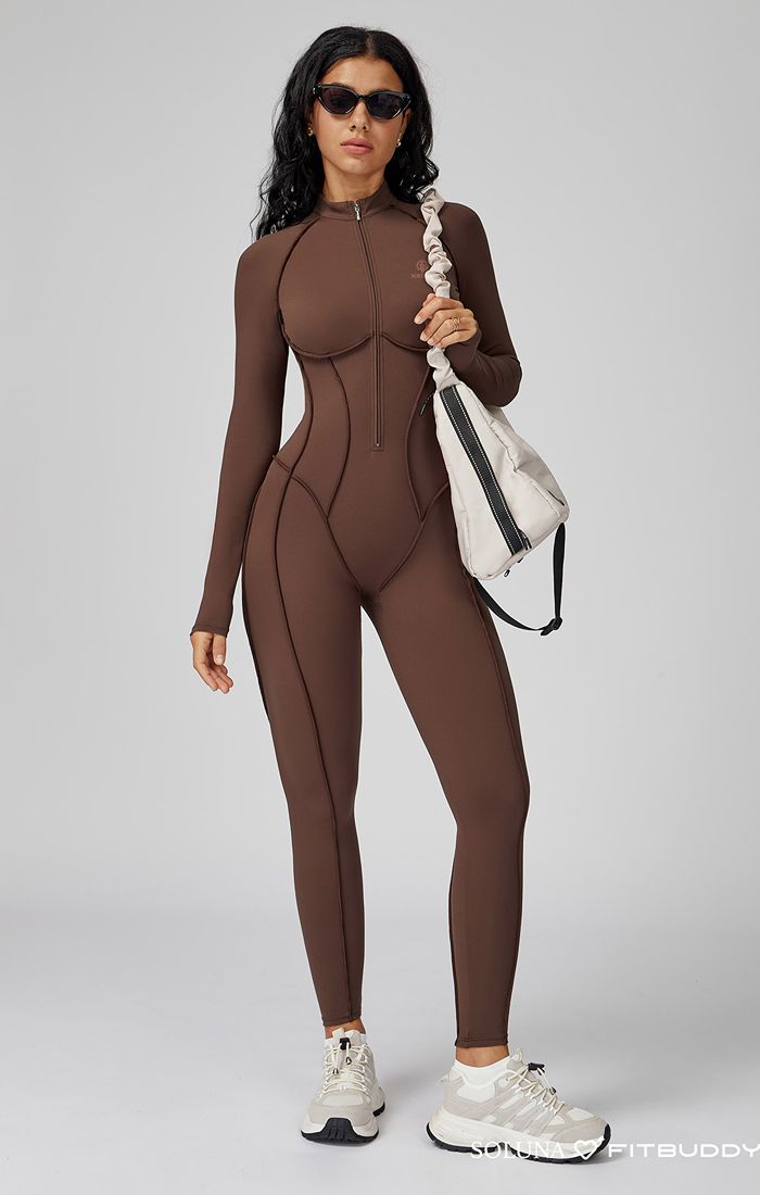 Body Sculpt Jumpsuit brown 5