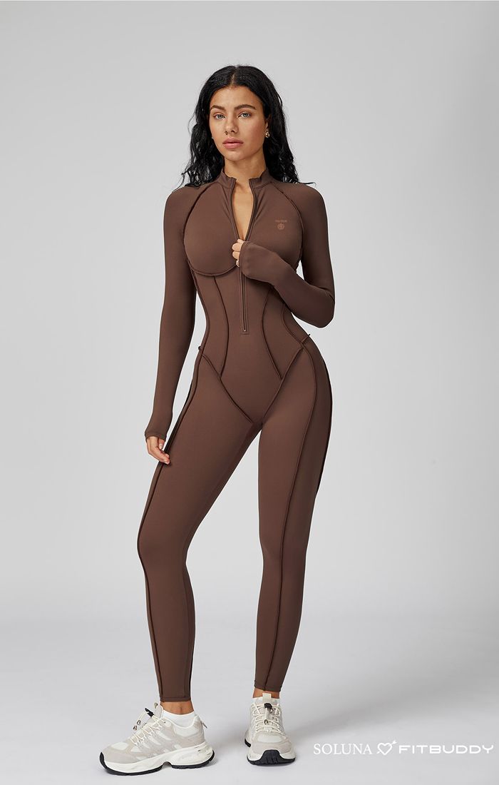 Body Sculpt Jumpsuit brown 6